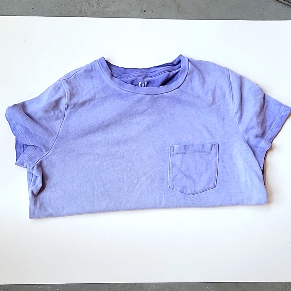 Purple Cotton GAP Tee